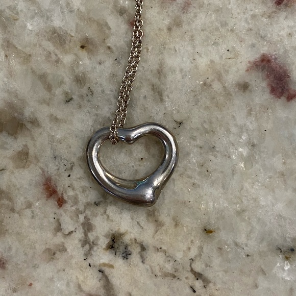 Tiffany & Co Elsa Pertti Heart Necklace - Picture 3 of 4